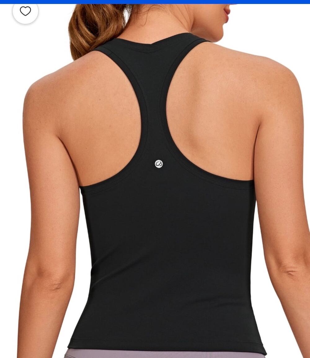 CRZ Yoga Butterluxe Athletic Tank with built in bra and padding size ???